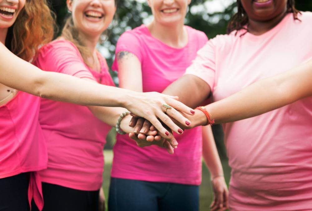 women fighting breast cancer compressed